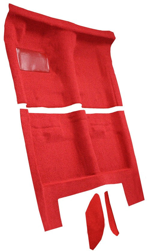 1966 Dodge Charger Auto with Console Strips Pass Area Loop Molded Replacement Carpet Kit - 4-Piece - product details image 3