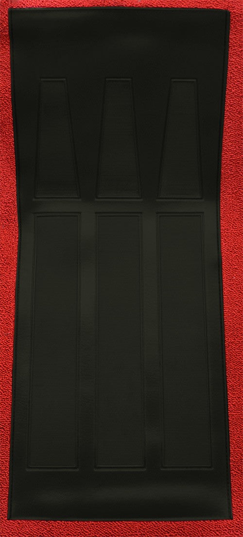 1969-1971 Ford Torino GT 2DR Conv Auto w/ 2 Black Inserts Loop Molded Replacement Carpet Kit - 2-Piece - product details imag