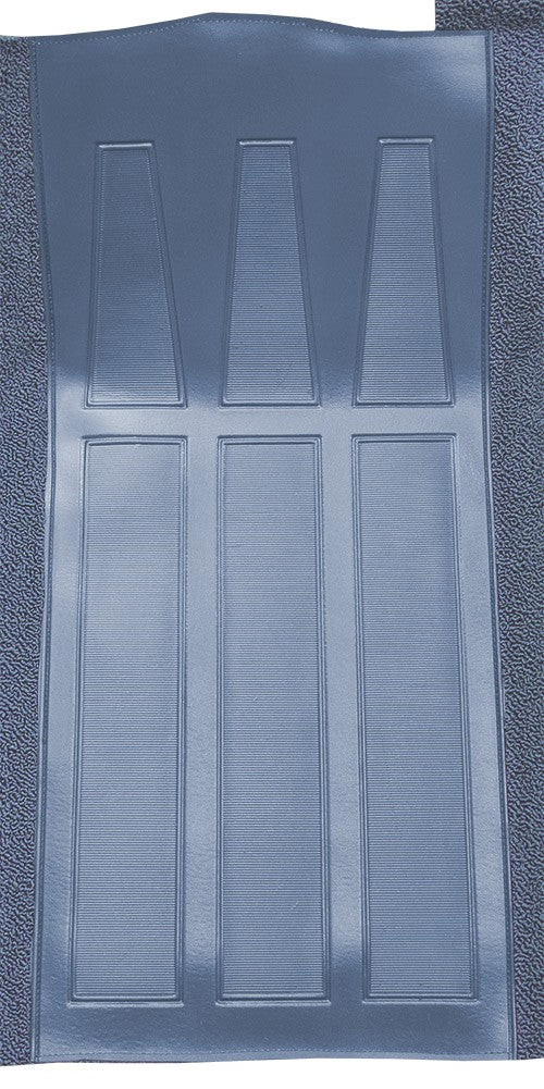 1969-1971 Ford Torino GT 2DR HT/FB Auto w/ 2 Med Blue Ins Loop Molded Replacement Carpet Kit - 2-Piece - product details imag