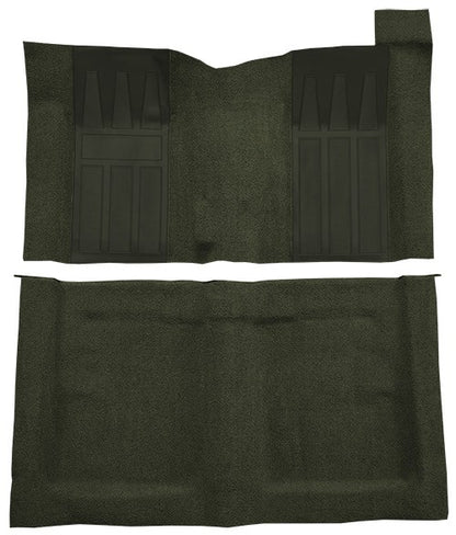 1969 Ford Torino GT 2DR HT/FB 4spd w/ 2 Dark Green Ins Loop Molded Replacement Carpet Kit - 2-Piece - product details image 2