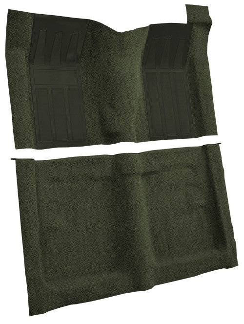 1969 Ford Torino GT 2DR HT/FB 4spd w/ 2 Dark Green Ins Loop Molded Replacement Carpet Kit - 2-Piece - product details image 3