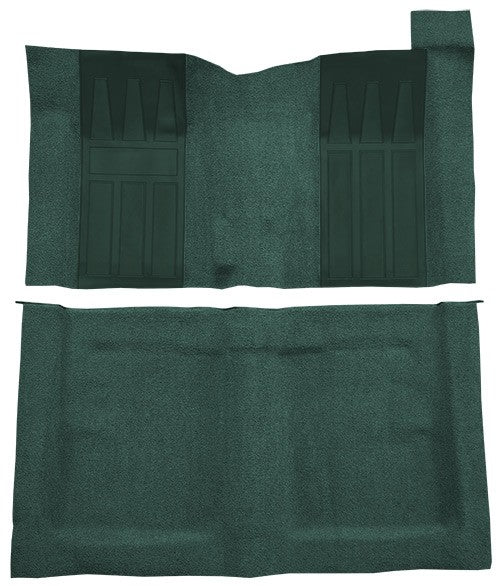 1969 Ford Torino GT 2DR HT/Fastback 4spd w/ 2 Aqua Ins Loop Molded Replacement Carpet Kit - 2-Piece - product details image 2