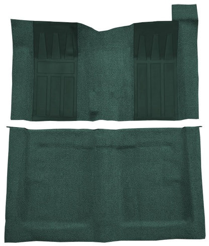 1969 Ford Torino GT 2DR HT/Fastback 4spd w/ 2 Aqua Ins Loop Molded Replacement Carpet Kit - 2-Piece - product details image 2