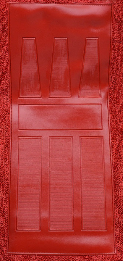 1969-1971 Ford Torino GT 2DR Conv Auto w/ 2 Red Inserts Loop Molded Replacement Carpet Kit - 2-Piece - product details image 