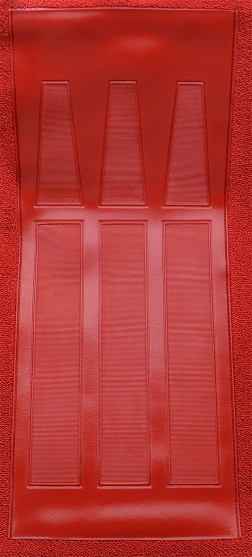 1969-1971 Ford Torino GT 2DR Conv Auto w/ 2 Red Inserts Loop Molded Replacement Carpet Kit - 2-Piece - product details image 