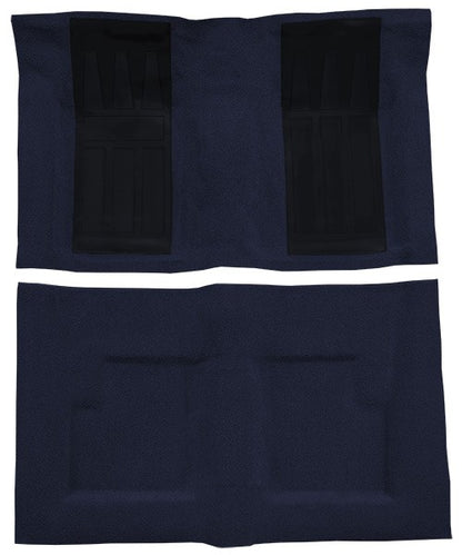 1969-1971 Ford Torino GT 2DR Conv Auto w/ 2 Dark Blue Ins Loop Molded Replacement Carpet Kit - 2-Piece - product details imag