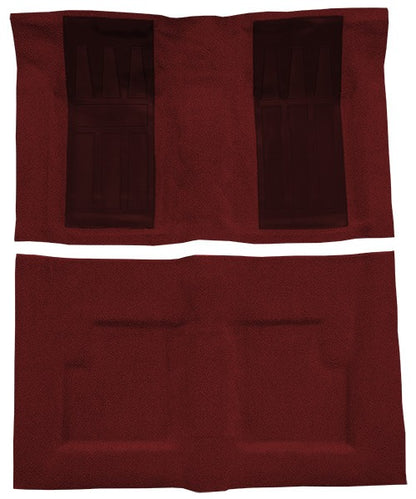 1969-1971 Ford Torino GT 2DR Conv Auto w/ 2 Maroon Ins Loop Molded Replacement Carpet Kit - 2-Piece - product details image 2