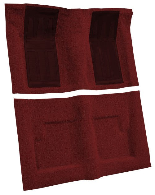 1969-1971 Ford Torino GT 2DR Conv Auto w/ 2 Maroon Ins Loop Molded Replacement Carpet Kit - 2-Piece - product details image 3