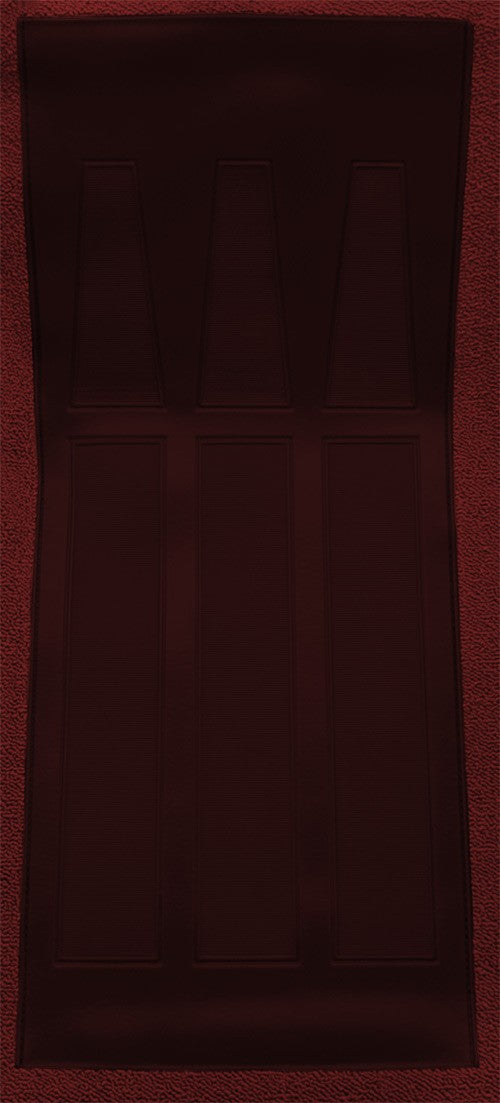 1969-1971 Ford Torino GT 2DR Conv Auto w/ 2 Maroon Ins Loop Molded Replacement Carpet Kit - 2-Piece - product details image 5