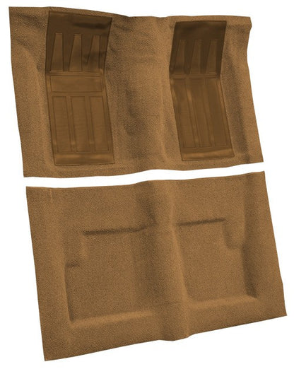 1969-1971 Ford Torino GT 2DR Conv Auto w/ 2 Fawn Inserts Loop Molded Replacement Carpet Kit - 2-Piece - product details image