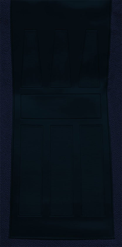 1969 Ford Torino GT 2DR Conv 4spd w/ 2 Dark Blue Inserts Loop Molded Replacement Carpet Kit - 2-Piece - product details image