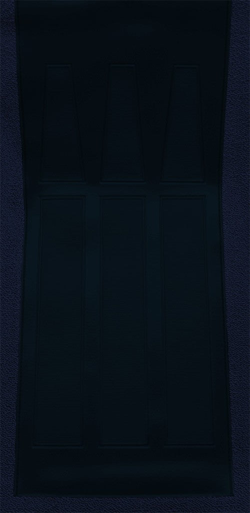 1969 Ford Torino GT 2DR Conv 4spd w/ 2 Dark Blue Inserts Loop Molded Replacement Carpet Kit - 2-Piece - product details image