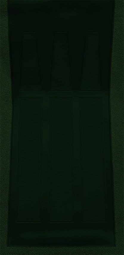 1969 Ford Torino GT 2DR Conv 4spd w/ 2 Dark Green Inserts Loop Molded Replacement Carpet Kit - 2-Piece - product details imag