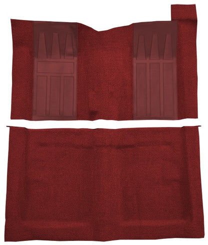 1969 Ford Torino GT 2DR HT/Fastback 4spd w/ 2 Maroon Ins Loop Molded Replacement Carpet Kit - 2-Piece - product details image