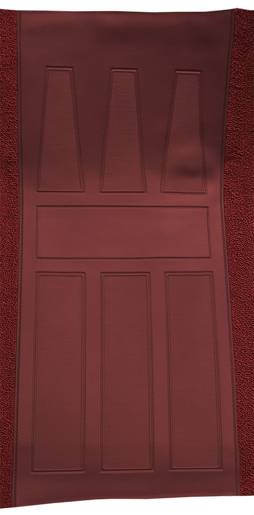 1969 Ford Torino GT 2DR HT/Fastback 4spd w/ 2 Maroon Ins Loop Molded Replacement Carpet Kit - 2-Piece - product details image
