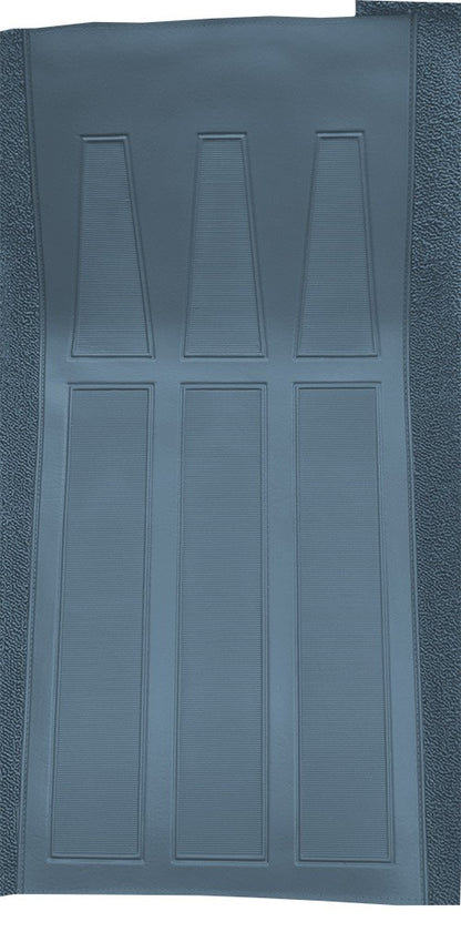 1969 Ford Torino GT 2DR HT/FB 4spd w/ 2 Medium Blue Ins Loop Molded Replacement Carpet Kit - 2-Piece - product details image 