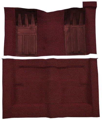 1969-1971 Ford Torino GT 2DR HT/FB Auto w/ 2 Maroon Ins Loop Molded Replacement Carpet Kit - 2-Piece - product details image 
