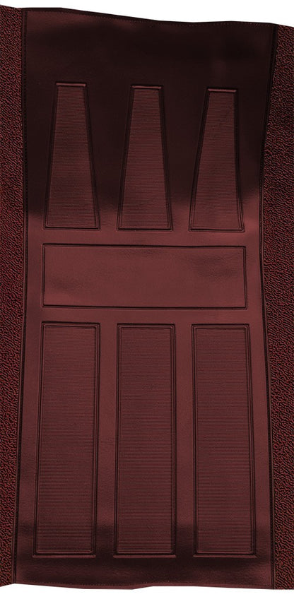 1969-1971 Ford Torino GT 2DR HT/FB Auto w/ 2 Maroon Ins Loop Molded Replacement Carpet Kit - 2-Piece - product details image 