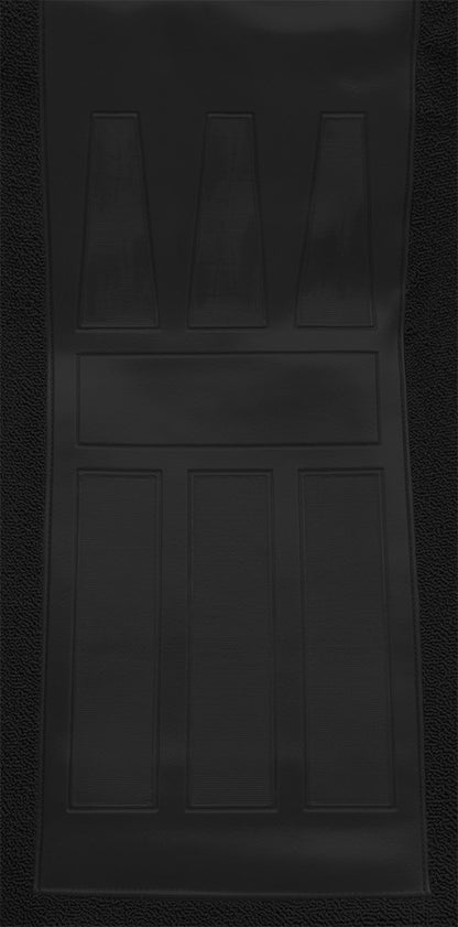 1970-1971 Ford Torino GT 2DR Conv 4spd w/ 2 Black Inserts Loop Molded Replacement Carpet Kit - 2-Piece - product details imag