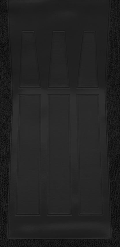 1970-1971 Ford Torino GT 2DR Conv 4spd w/ 2 Black Inserts Loop Molded Replacement Carpet Kit - 2-Piece - product details imag