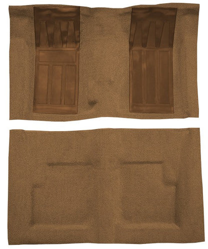 1970-1971 Ford Torino GT 2DR Conv 4spd w/ 2 Fawn Inserts Loop Molded Replacement Carpet Kit - 2-Piece - product details image