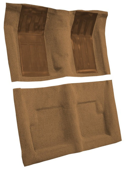 1970-1971 Ford Torino GT 2DR Conv 4spd w/ 2 Fawn Inserts Loop Molded Replacement Carpet Kit - 2-Piece - product details image