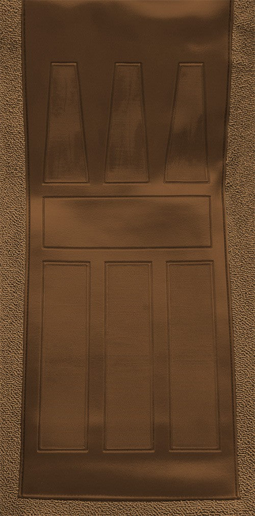 1970-1971 Ford Torino GT 2DR Conv 4spd w/ 2 Fawn Inserts Loop Molded Replacement Carpet Kit - 2-Piece - product details image