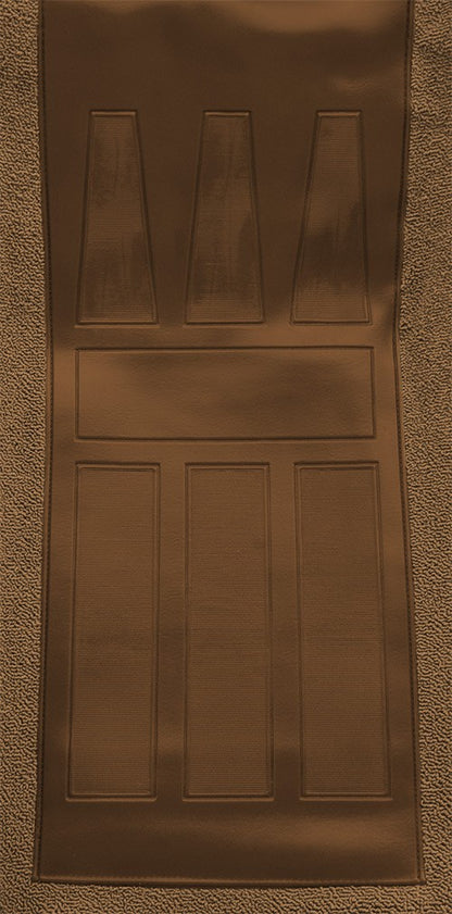 1970-1971 Ford Torino GT 2DR Conv 4spd w/ 2 Fawn Inserts Loop Molded Replacement Carpet Kit - 2-Piece - product details image