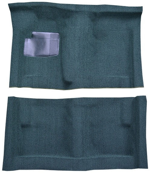 1971 Dodge Charger Super Bee 4spd Bucket Seat w/ Console Loop Molded Replacement Carpet Kit - 2-Piece - product details image