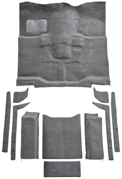 1976-1986 Jeep CJ7 Complete Cutpile Molded Replacement Carpet Kit with Mass Backing - 11-Piece - product details image 2
