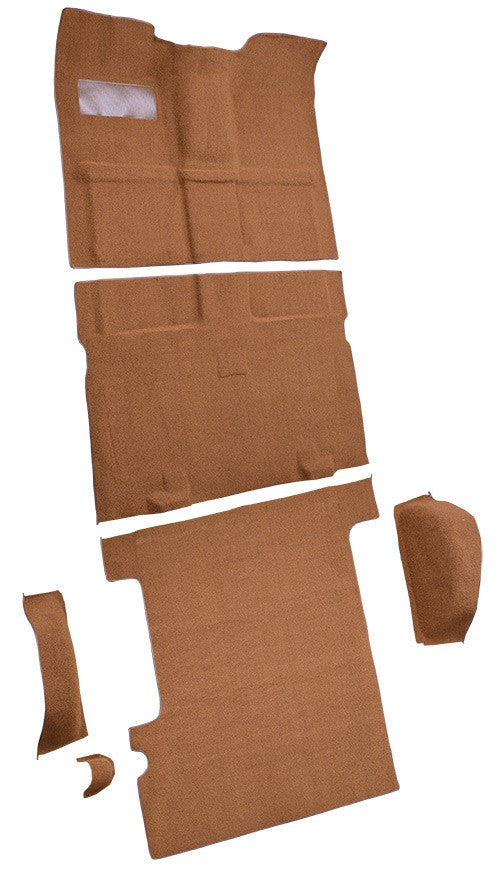 1967-1972 Chevy C10 Suburban 2WD Auto 400 Column Complete Loop Molded Replacement Carpet Kit - 6-Piece - product details imag