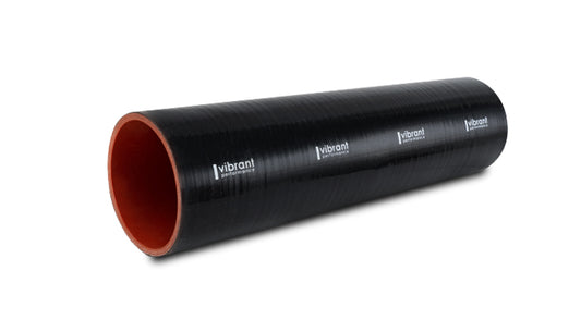 Vibrant Performance 27171 Straight Hose Coupler, 3.50" I.D. x 12.00" long - Black