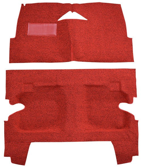 1959 Chevrolet Bel Air 4DR Hardtop Tuxedo Molded Replacement Carpet Kit - 2-Piece - product details image 2