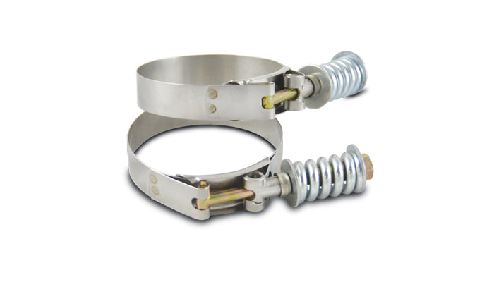 Vibrant Performance 27860 300 Stainless Steel T-Bolt Clamps Range: 6.25 in.-6.55 in