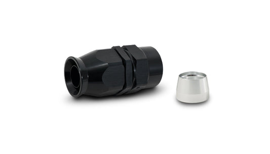 Vibrant Performance Straight High Flow Hose End Fitting for PTFE Lined Flex Hose, -8AN