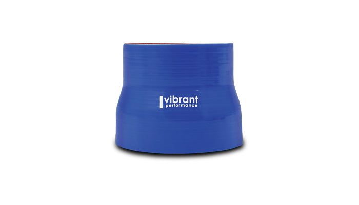 Vibrant Performance 2837B Reducer Coupler, 4" I.D. x 4.5" I.D. x 3" long - Blue