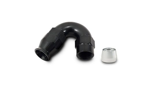 Vibrant Performance 28510 150 Degree High Flow Hose End Fitting for PTFE Lined Hose, -10AN