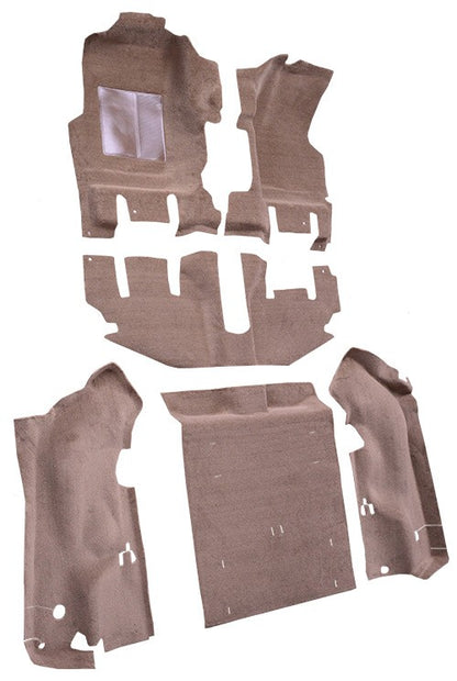 1997-2002 Jeep Wrangler Long Console w/o Rocker Panels Cutpile Replacement Carpet Kit - 6-Piece - product details image 3