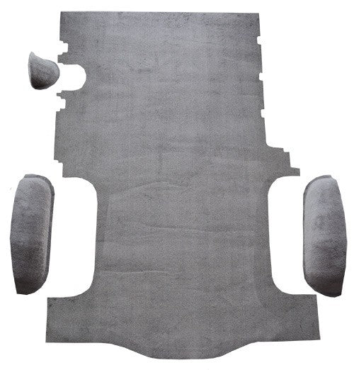 1996-2002 Chevy Express 1500 Van Short Fits 135 WB Cargo Area Cutpile Replacement Carpet Kit - 4-Piece - product details imag