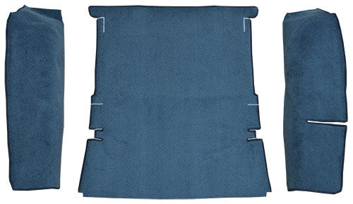 1983-1991 Mitsubishi Montero 2DR Cargo Area Cutpile Molded Replacement Carpet Kit - 3-Piece - product details image 2