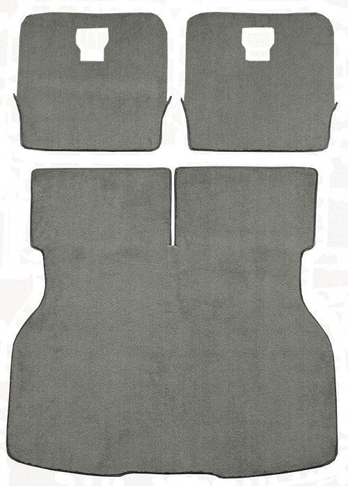 1983-1986 Ford Mustang Hatchback Cargo Area Cutpile Replacement Carpet Kit - 3-Piece - product details image 2