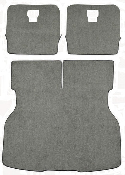 1983-1986 Ford Mustang Hatchback Cargo Area Cutpile Replacement Carpet Kit - 3-Piece - product details image 2