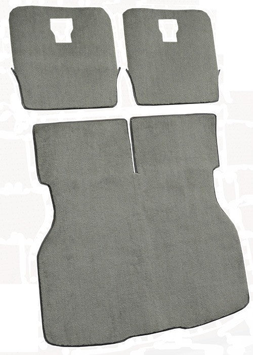 1983-1986 Ford Mustang Hatchback Cargo Area Cutpile Replacement Carpet Kit - 3-Piece - product details image 3