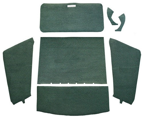 1967-1969 Plymouth Barracuda Fastback Cargo Area Loop Replacement Carpet Kit - 7-Piece - product details image 2