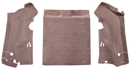 1997-2002 Jeep Wrangler Cargo Area Cutpile Molded Replacement Carpet Kit - 3-Piece - product details image 2