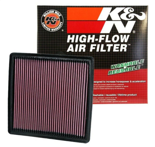 K&N Reusable Replacement Air Filter For 2009-2019 Ford F150 F250 F350 33-2385