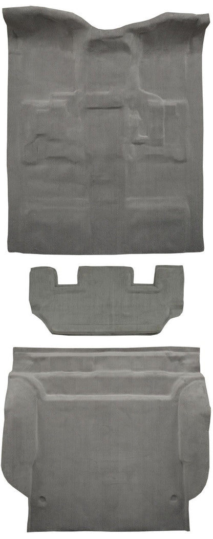 2011-2014 GMC Yukon 4DR w/ 2nd Row Seat Mount Cover Complete Cutpile Replacement Carpet Kit - 3-Piece - product details image