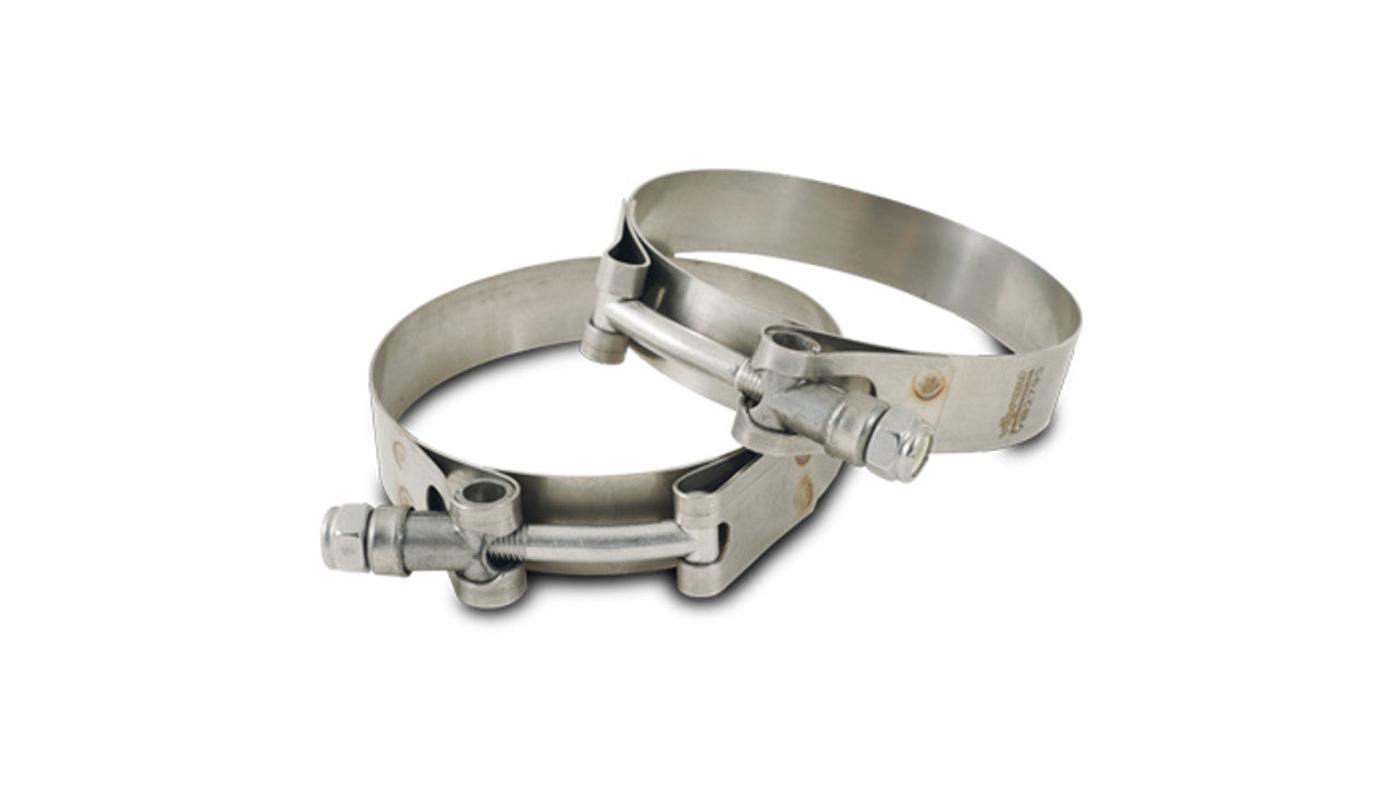 Vibrant Performance 2804 304 Stainless Steel T-Bolt Clamp Range: 6.28 in.-6.59 in.