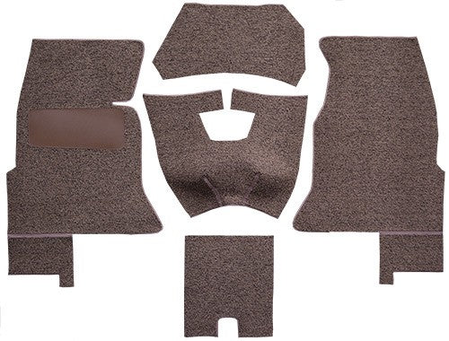 1961-1962 Chevrolet Corvette Complete Loop Replacement Carpet Kit - 5-Piece - product details image 2