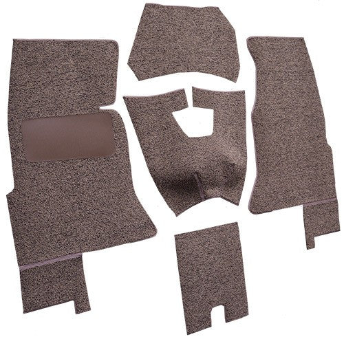 1961-1962 Chevrolet Corvette Complete Loop Replacement Carpet Kit - 5-Piece - product details image 3